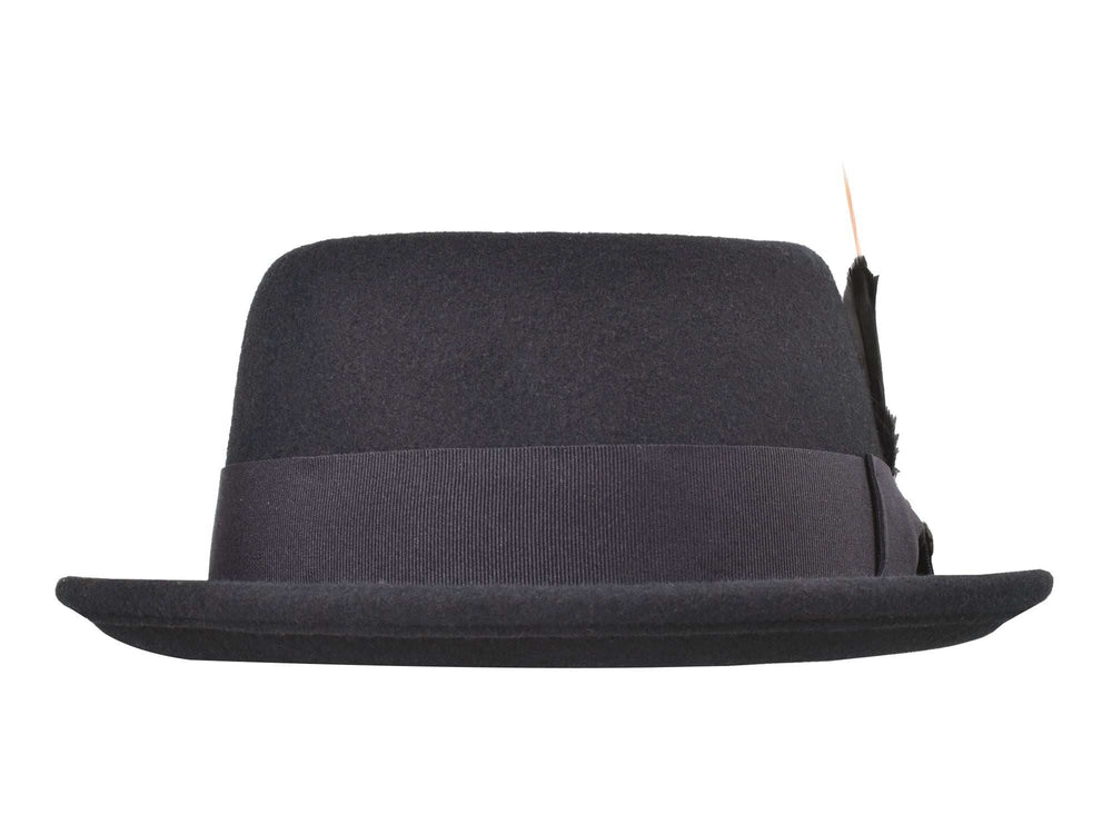 Wool Felt Classic Hat Pork Pie Stingy - Bigalli Hats USA - Flyclothing LLC