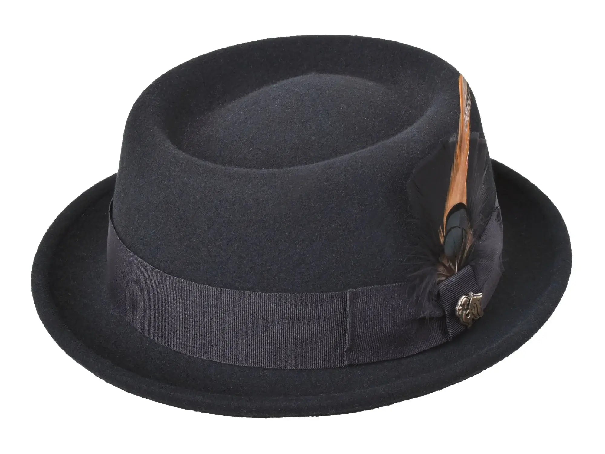 Wool Felt Classic Hat Pork Pie Stingy - Bigalli Hats USA - Flyclothing LLC