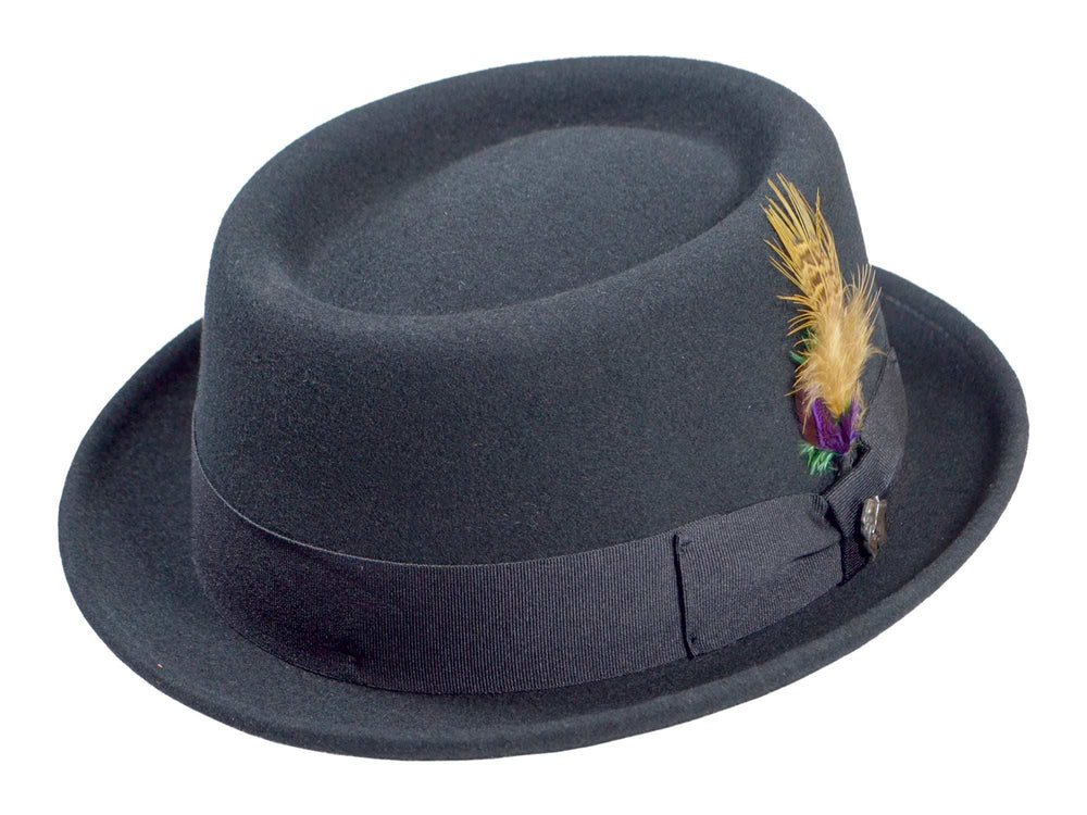 Pork pie Stingy Wool Felt - Bigalli Hats USA - Flyclothing LLC