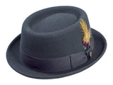 Pork pie Stingy Wool Felt - Bigalli Hats USA - Flyclothing LLC