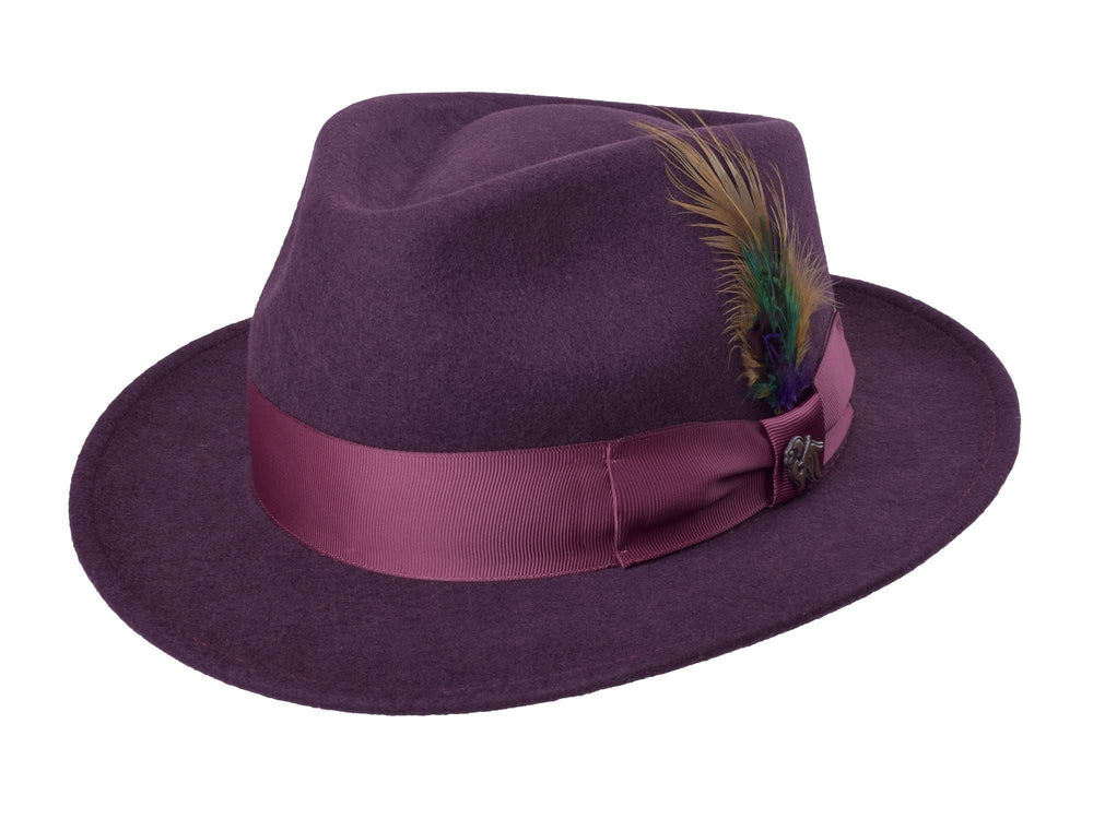 Wool Felt Fedora Hat Quickstep - Bigalli Hats USA - Flyclothing LLC