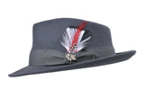 Wool Felt Fedora Hat Quickstep - Bigalli Hats USA - Flyclothing LLC