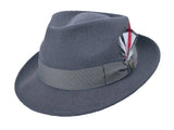 Wool Felt Fedora Hat Quickstep - Bigalli Hats USA - Flyclothing LLC