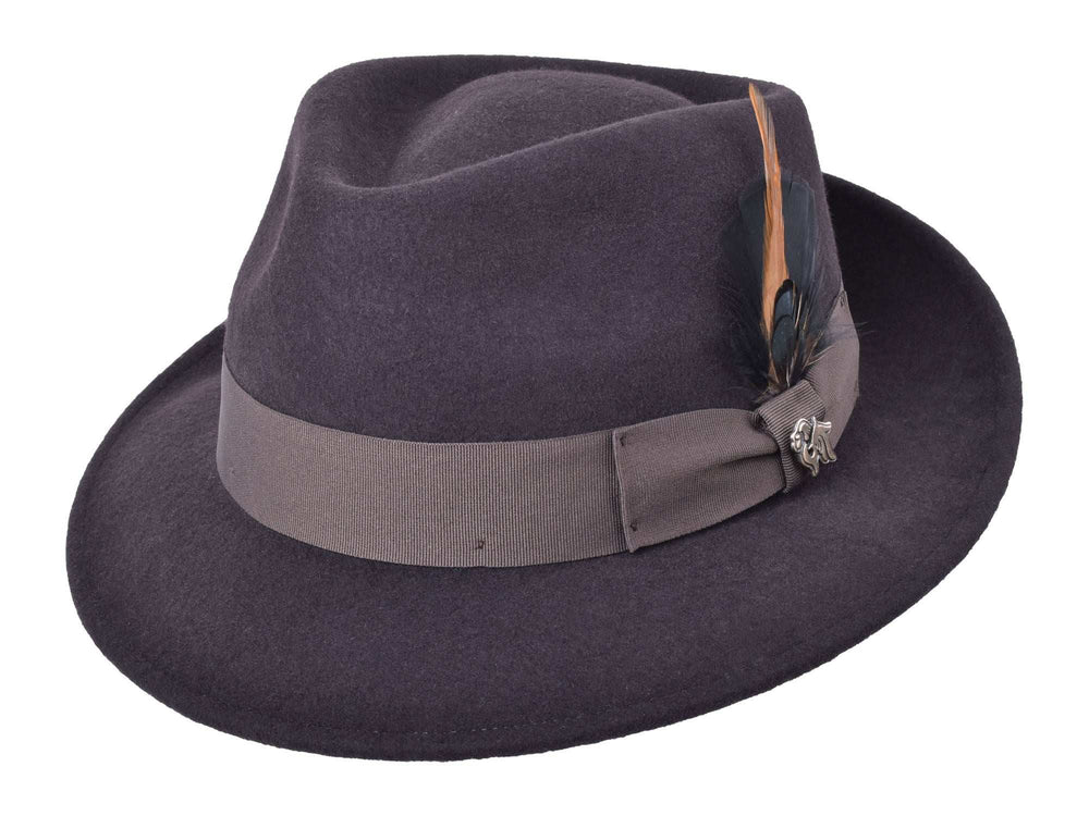 Wool Felt Fedora Hat Quickstep - Bigalli Hats USA - Flyclothing LLC