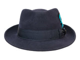 Wool Felt Fedora Hat Quickstep - Bigalli Hats USA - Flyclothing LLC
