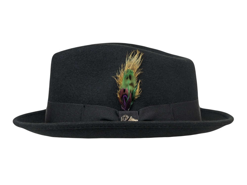 Wool Felt Fedora Hat Classic Roma Stingy - Bigalli Hats USA - Flyclothing LLC