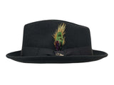 Wool Felt Fedora Hat Classic Roma Stingy - Bigalli Hats USA - Flyclothing LLC