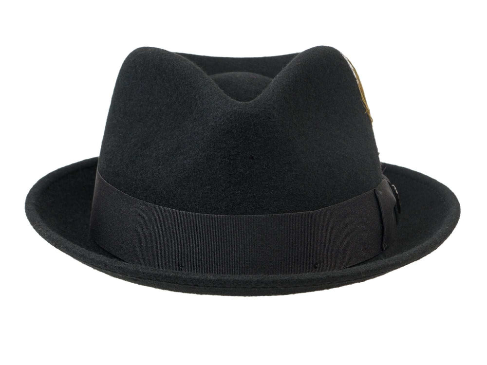 Wool Felt Fedora Hat Classic Roma Stingy - Bigalli Hats USA - Flyclothing LLC