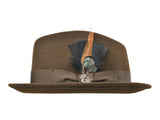Wool Felt Fedora Hat Classic Roma Stingy - Bigalli Hats USA - Flyclothing LLC