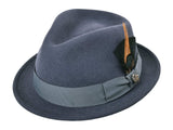 Wool Felt Fedora Hat Classic Roma Stingy - Bigalli Hats USA - Flyclothing LLC