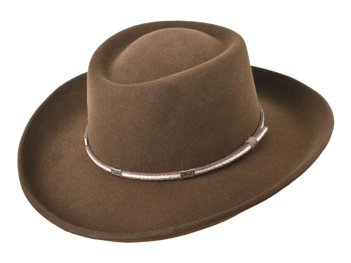 Outdoor Merino wool felt hat Rust - Bigalli Hats USA - Flyclothing LLC