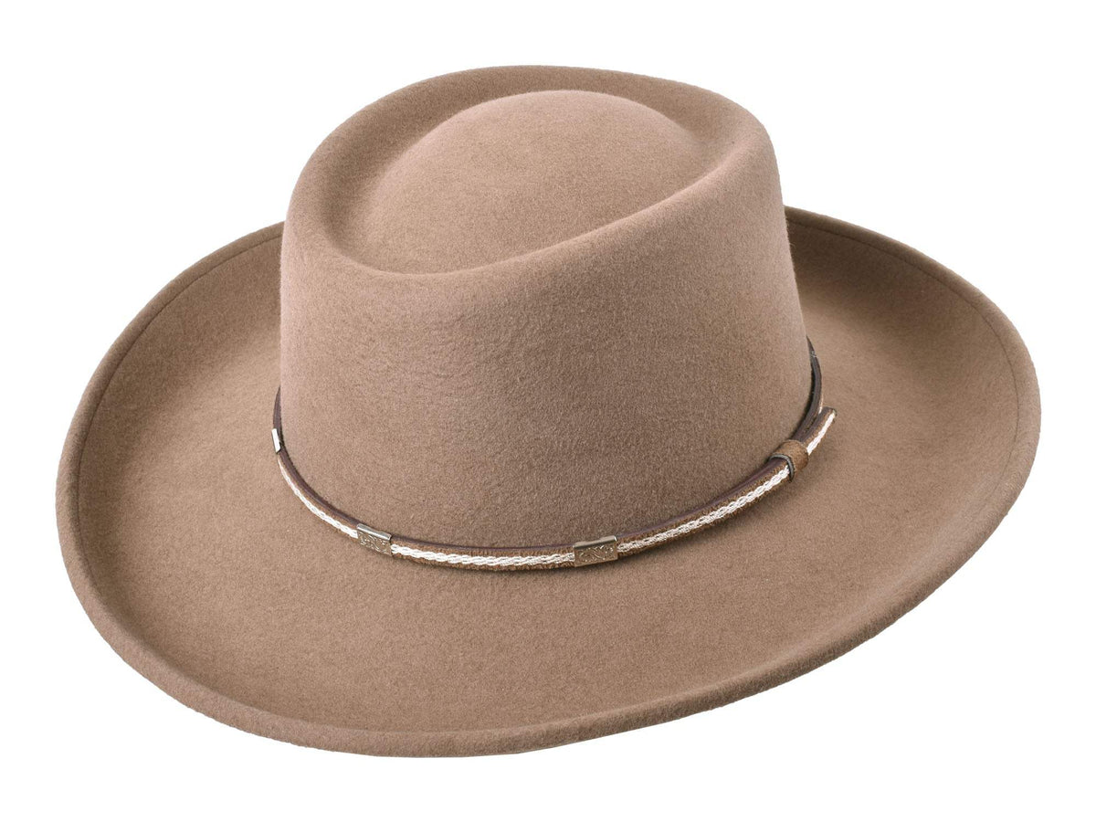 Outdoor Merino wool felt hat Rust - Bigalli Hats USA - Flyclothing LLC