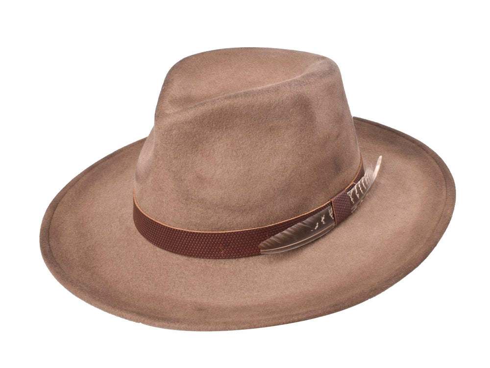 Stylish Wool Felt Hat Merino Zingaro - Bigalli Hats USA - Flyclothing LLC