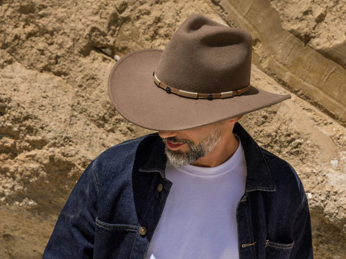 Outdoor Hat Merino Wool Felt Hat Long Trail - Bigalli Hats USA - Flyclothing LLC