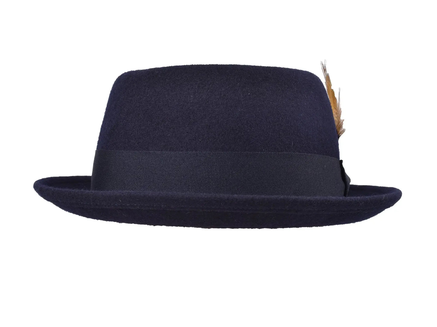 Wool Felt Classic Hat Pork Pie Stingy - Bigalli Hats USA - Flyclothing LLC