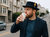Wool Felt Classic Hat Pork Pie Stingy - Bigalli Hats USA - Flyclothing LLC