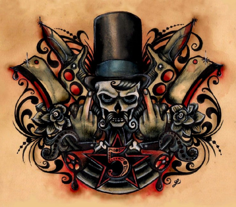 Black Market Art Company Bill the Butcher Print