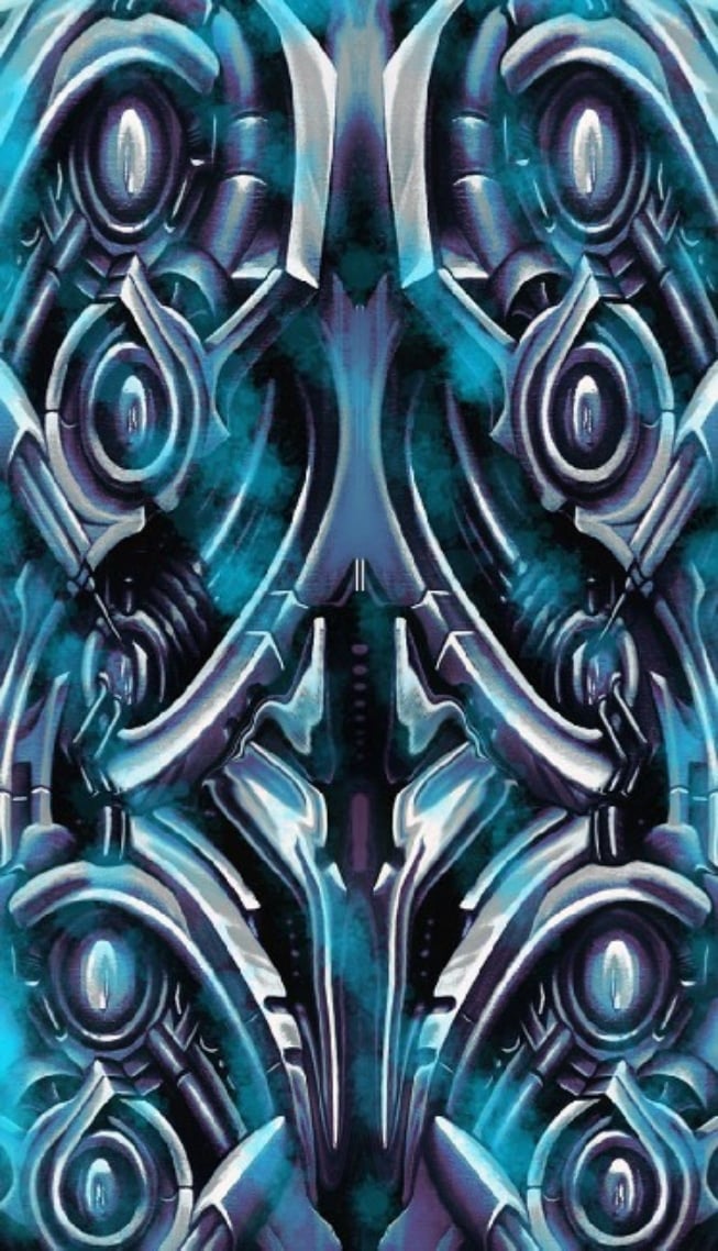 Black Market Art Company Bio Smoke Print