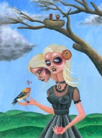 Black Market Art Company Bird Brains Print