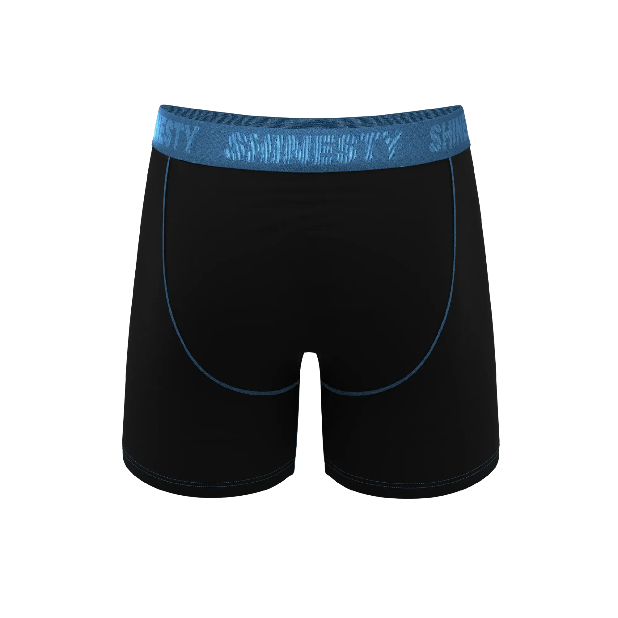 The Black Hole | Black and Blue Ball Hammock® Pouch Underwear With Fly - Shinesty - Flyclothing LLC
