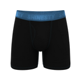 The Black Hole | Black and Blue Ball Hammock® Pouch Underwear With Fly - Shinesty - Flyclothing LLC