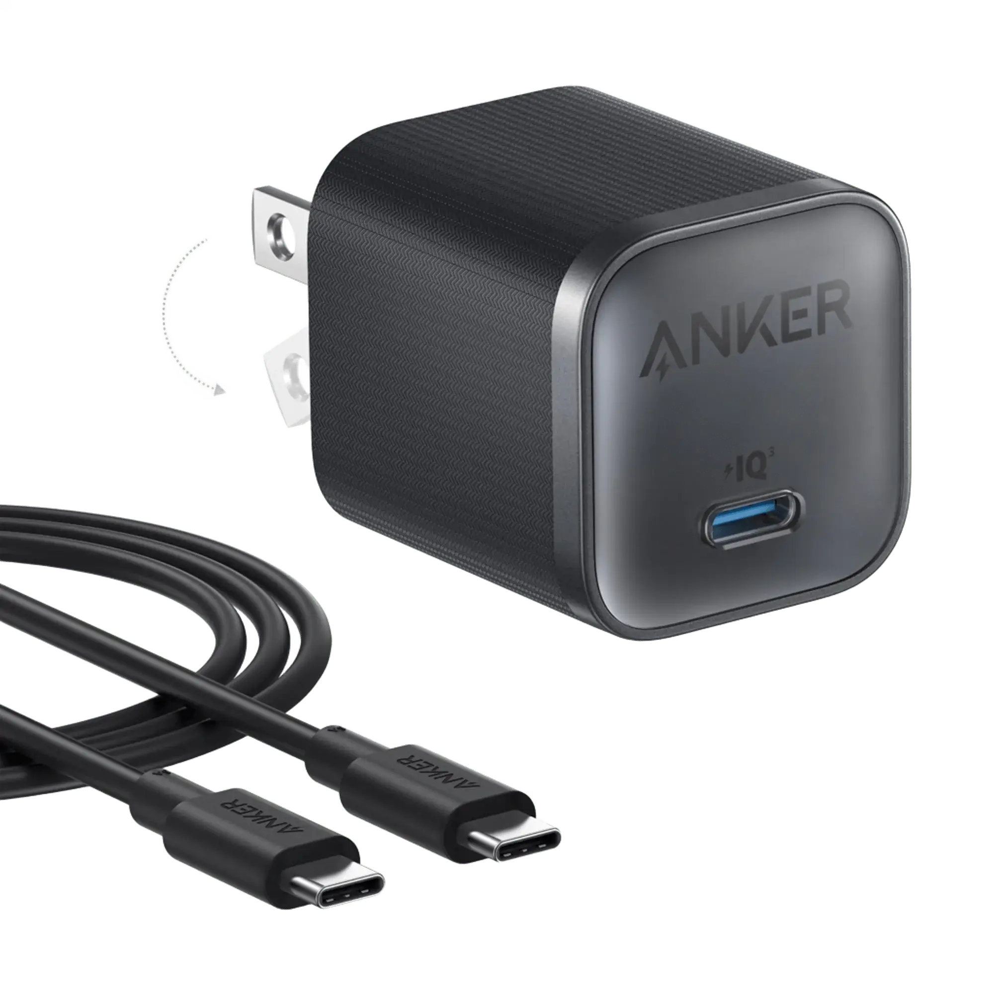Anker Nano Charger (45W) with USB-C to USB-C Cable - Anker - Flyclothing LLC
