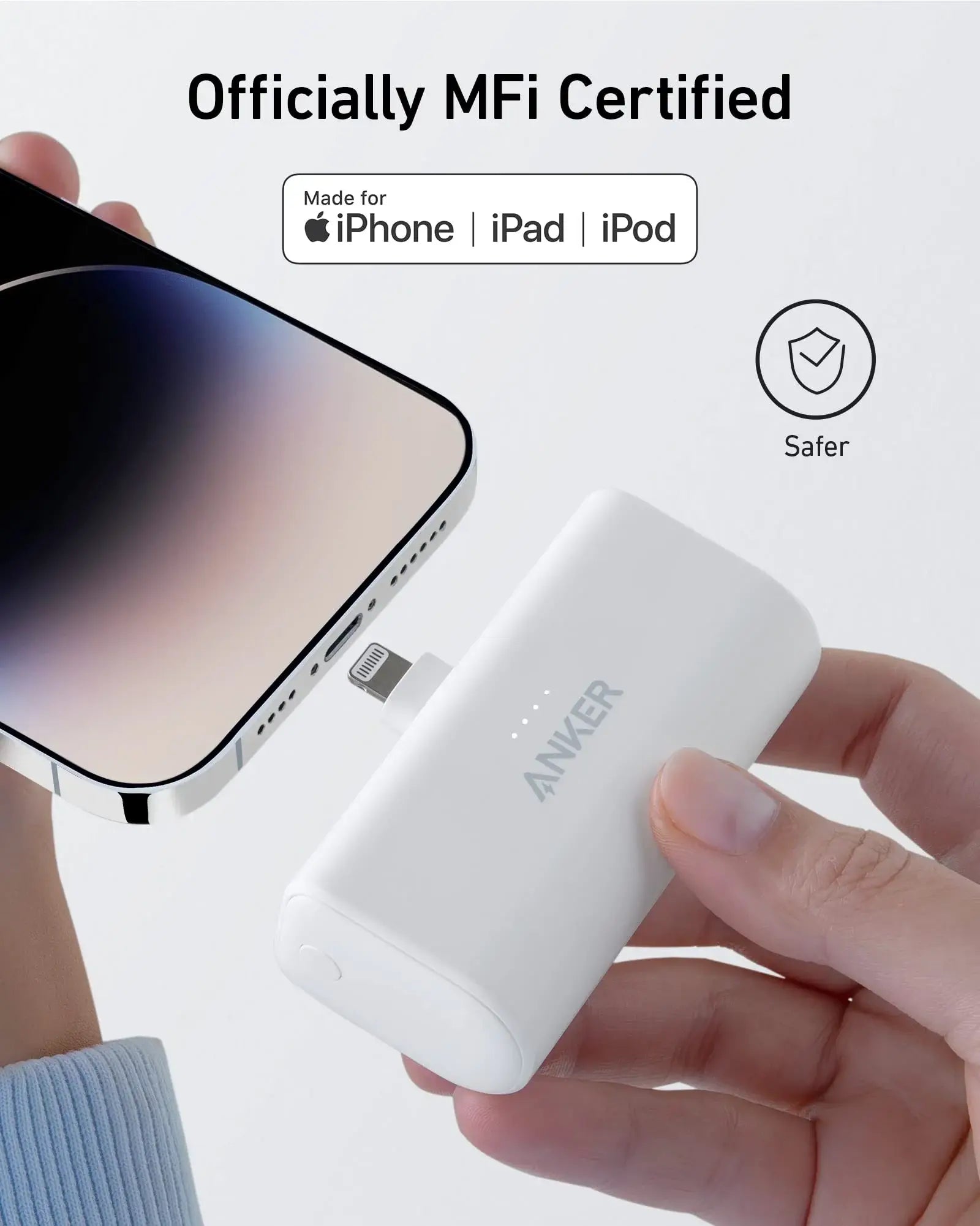 Anker Nano Power Bank (12W, Built-In Lightning Connector) - Anker - Flyclothing LLC