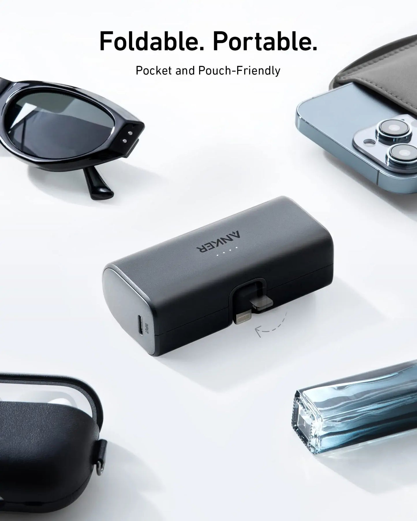 Anker Nano Power Bank (12W, Built-In Lightning Connector) - Anker - Flyclothing LLC