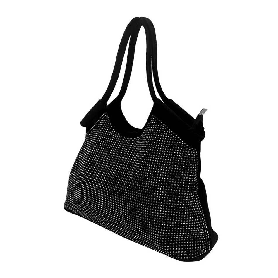 2Pcs Bling Shoulder Bag and Mini Pouch Bag Set - Madeline Love - Flyclothing LLC