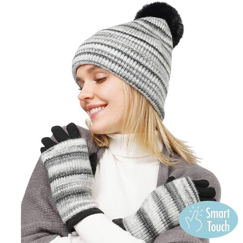 3 In 1 Multi Colored Touch Smart Gloves - Madeline Love - Flyclothing LLC