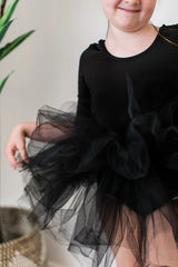 Black 3/4 Tutu Leotard - Mila & Rose ® - Flyclothing LLC