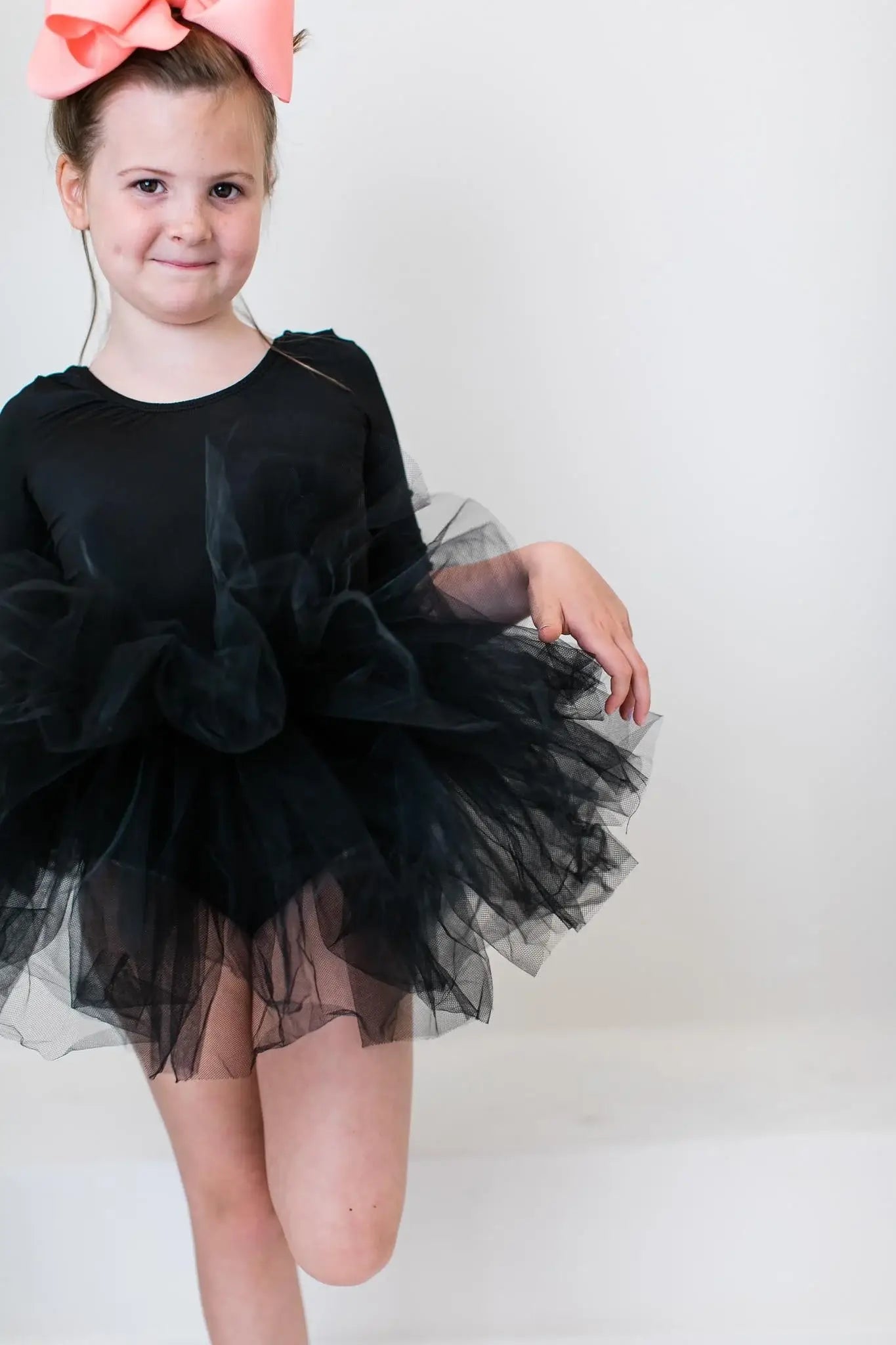Black 3/4 Tutu Leotard - Mila & Rose ® - Flyclothing LLC