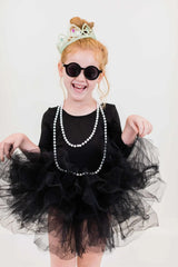 Black 3/4 Tutu Leotard - Mila & Rose ® - Flyclothing LLC