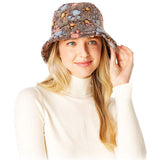 Animal Paw Faux Fur Bucket Hat - Madeline Love - Flyclothing LLC