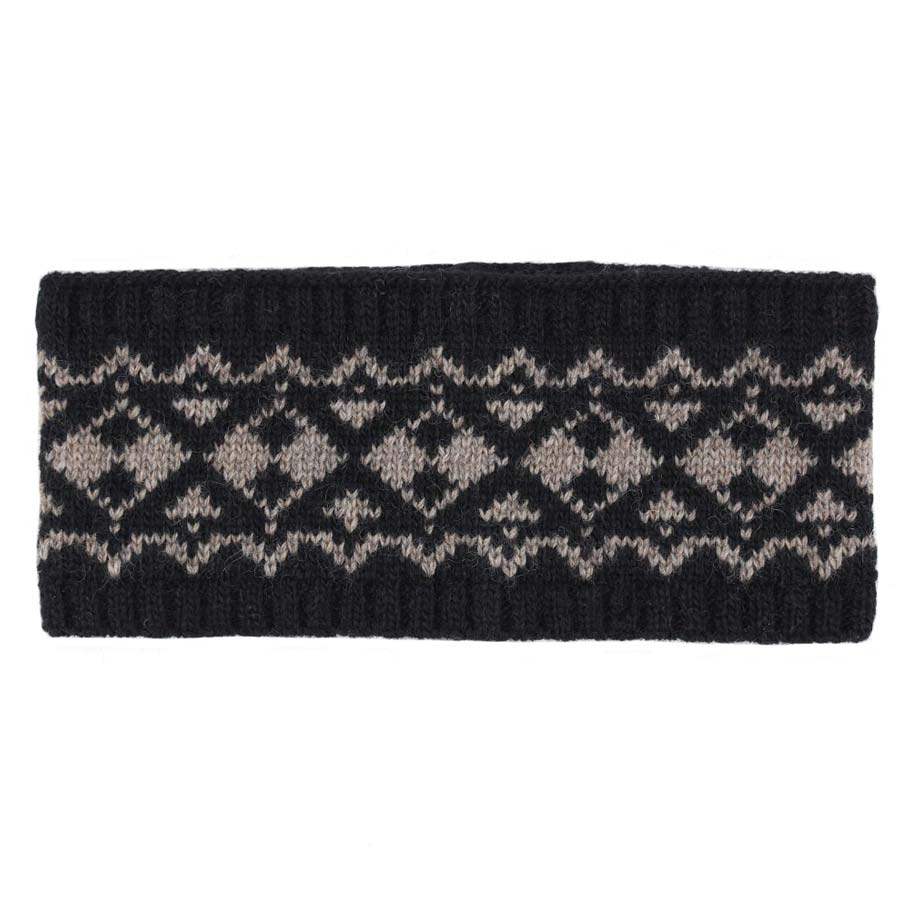 Aztec Pattern Ear Warmer Headband - Madeline Love - Flyclothing LLC