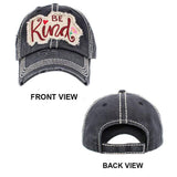 BE Kind Message Vintage Baseball Cap - Madeline Love - Flyclothing LLC