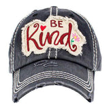 BE Kind Message Vintage Baseball Cap - Madeline Love - Flyclothing LLC