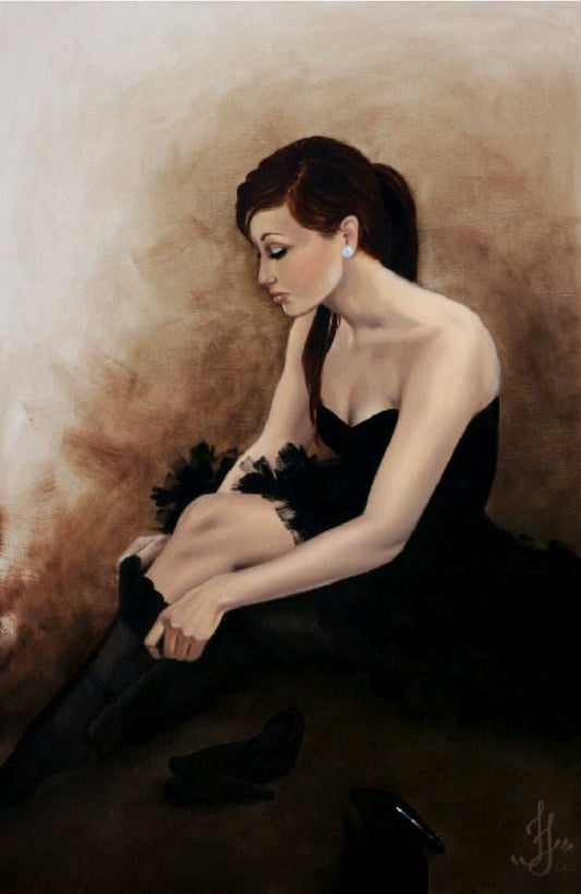 Black Market Art Company Black Ballerina Print - Black Market Art Company - Flyclothing LLC