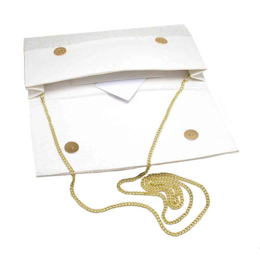 Beaded Smile Clutch Crossbody Bag - Madeline Love - Flyclothing LLC
