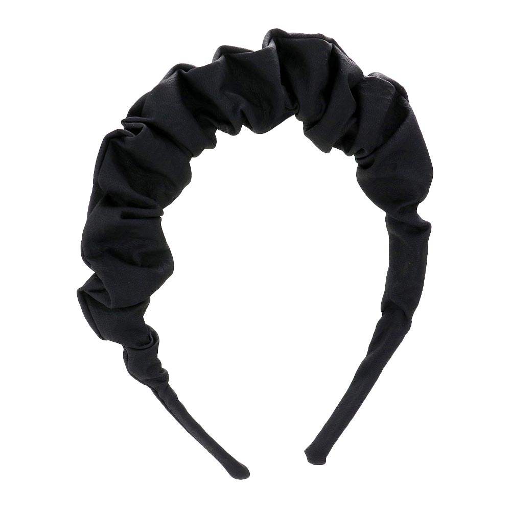 Beautiful Pleated Solid Headband - Madeline Love - Flyclothing LLC