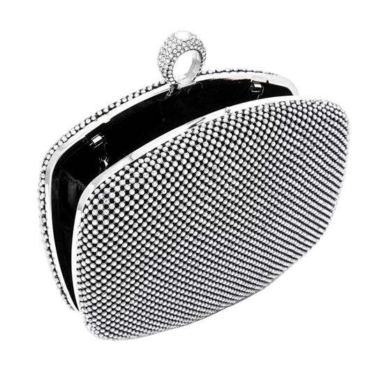 Bling Evening Clutch Crossbody Bag - Madeline Love - Flyclothing LLC