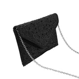 Bling Stone Studded Flap Envelop Evening Clutch Bag / Crossbody Bag - Madeline Love - Flyclothing LLC