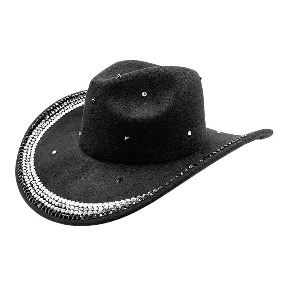 Bling Studded Cowboy Western Hat - Madeline Love - Flyclothing LLC