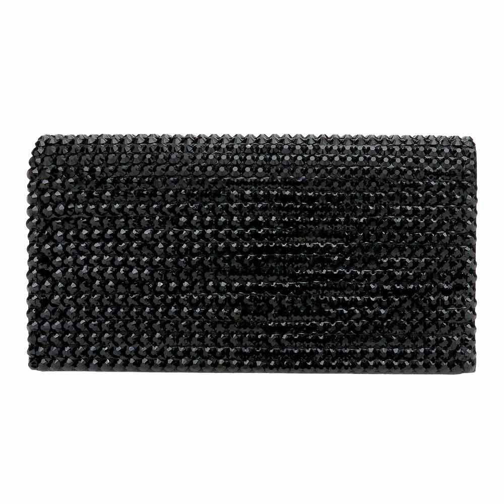 Bling Studded Evening Clutch Crossbody Bag - Madeline Love - Flyclothing LLC