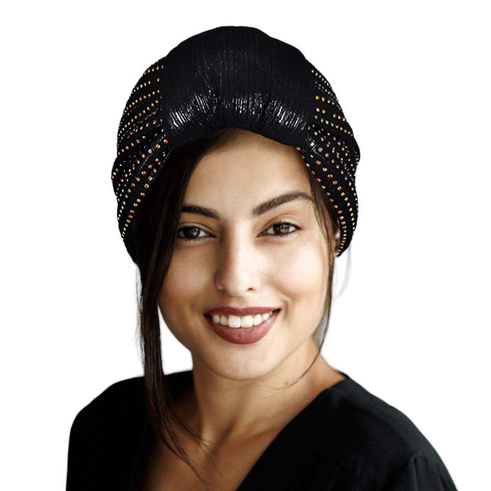 Bling Turban Hat - Madeline Love - Flyclothing LLC