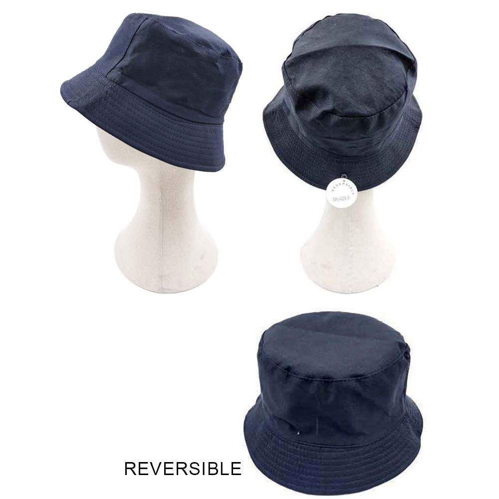 Boss Message Solid Reversible Bucket Hat - Madeline Love - Flyclothing LLC