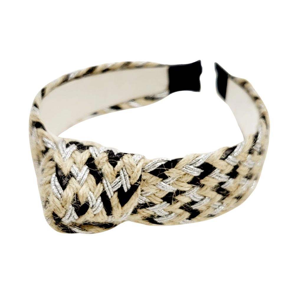 Braided Burnout Knot Headband - Madeline Love - Flyclothing LLC
