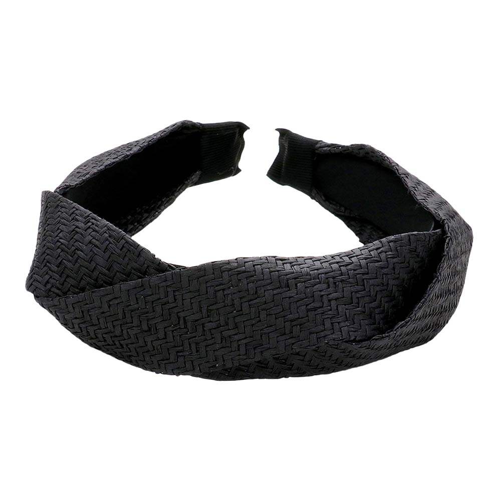 Braided Straw Headband - Madeline Love - Flyclothing LLC