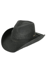 C.C Women's Terry Cloth Band Trim Cowboy Hat - Madeline Love - Flyclothing LLC