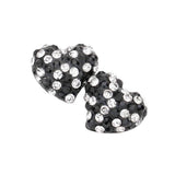 Crystal Pave Heart Stud Earrings - Madeline Love - Flyclothing LLC